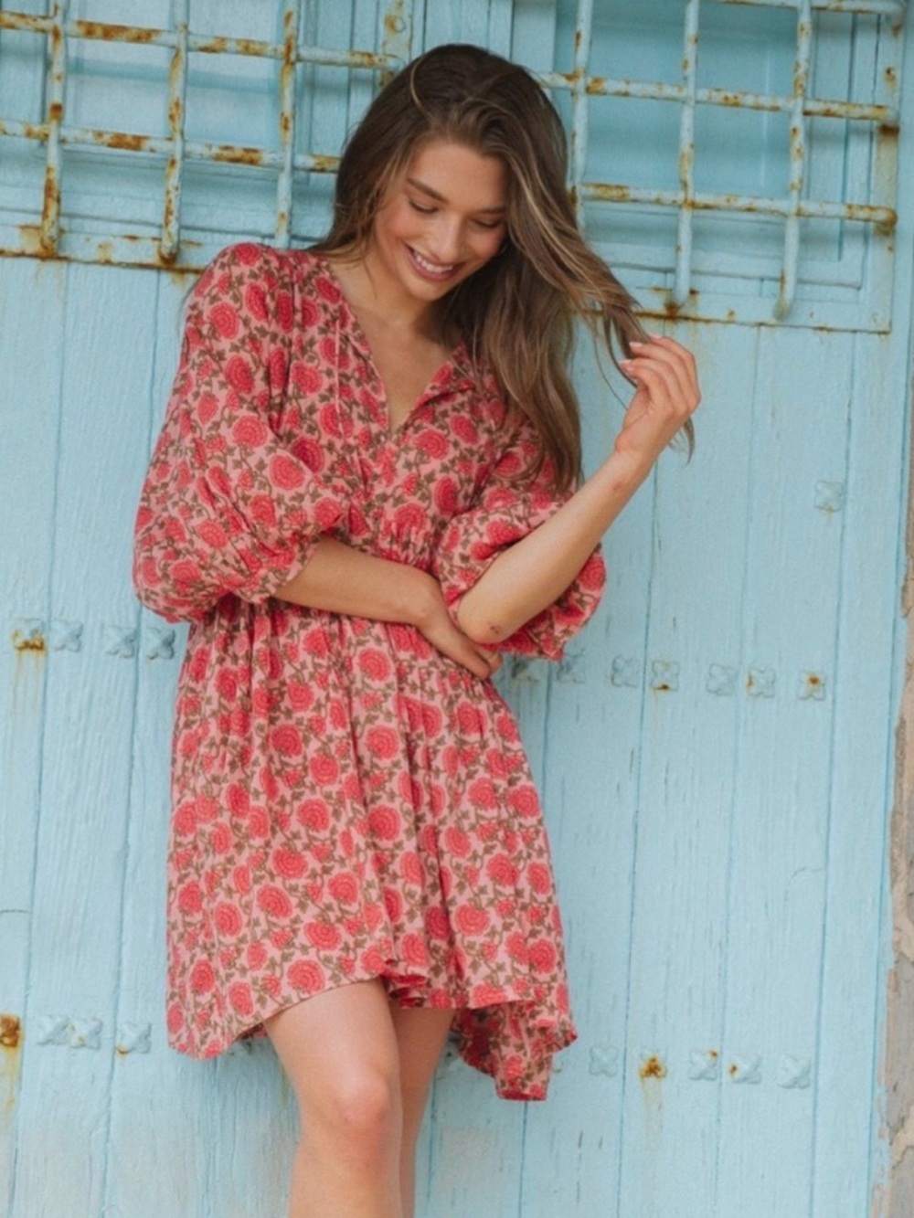 House of Sundar Maya Mini Dress Saffron Sun Woman’s Medium